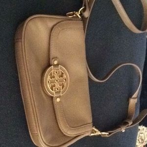 Tory Burch small brown crossbody handbag